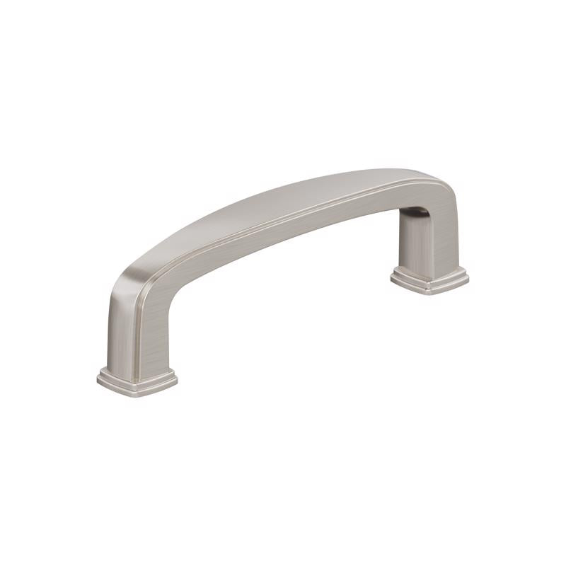 Amerock Everyday Heritage Traditional Arch Cabinet Pull 3 in. Satin Nickel Silver 6 pk