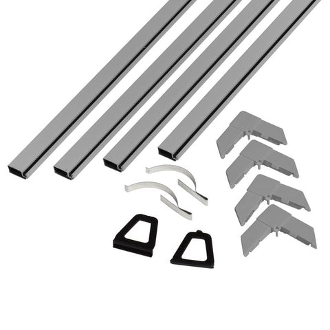 Phifer Wire Mill Gray Aluminum 5/16 in. W X 48 in. L Screen Frame Kit 12 pk