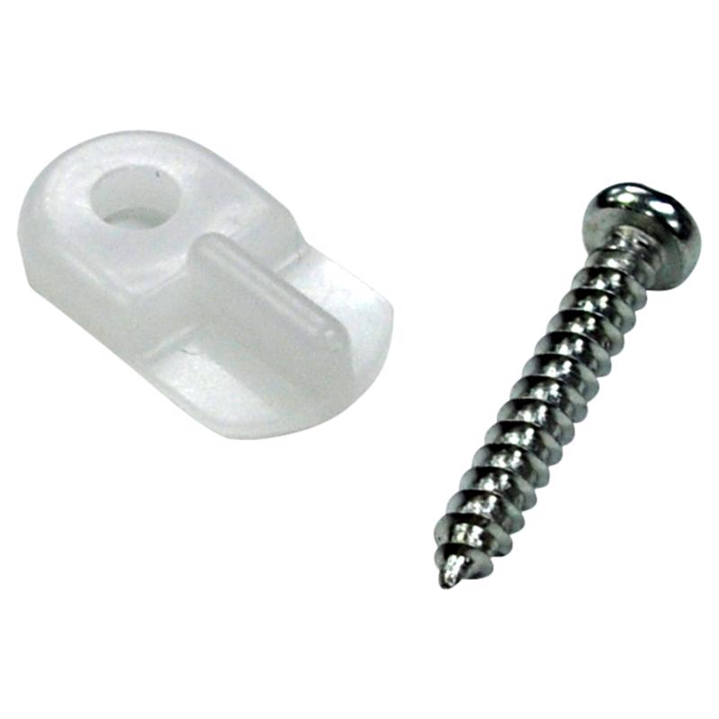 Phifer Wire Turn Button Clear Plastic Screen/Storm Door Clip 8 pk (Pack of 10)