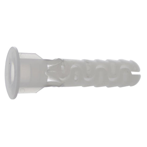 HILLMAN Caiman 5/16 in. D X 1-5/8 in. L Nylon Round Head Screw and Anchor 4 pk