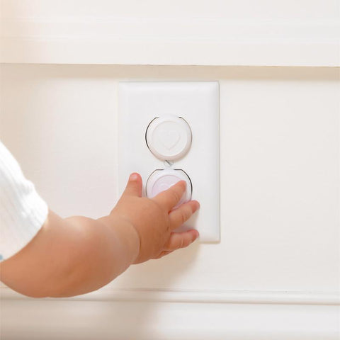 Regalo White Plastic Outlet Safety Plugs 24 pk