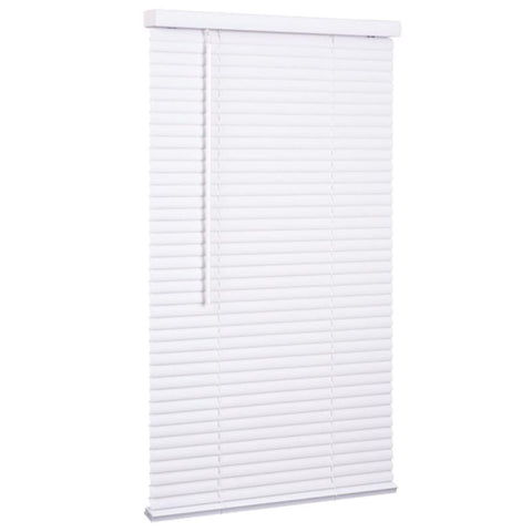 Living Accents Vinyl Blinds 71 in. W X 72 in. H White Cordless