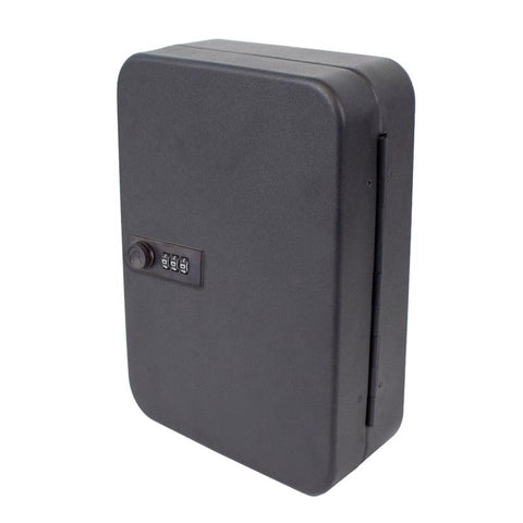 Lucky Line Black Steel Key Cabinet with Combo Lock 7.87 in. 3.25 in. 2.88 in.