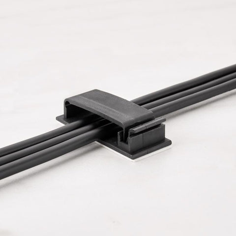 Wrap-It 3.38 in. L Black Plastic Cable Clip (Pack of 6)