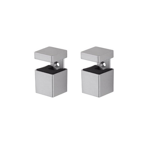 Dolle Bloc 2.5 in. H X 1.3 in. W X 1.3 in. D Silver Metal Shelf Clips (Pack of 5)