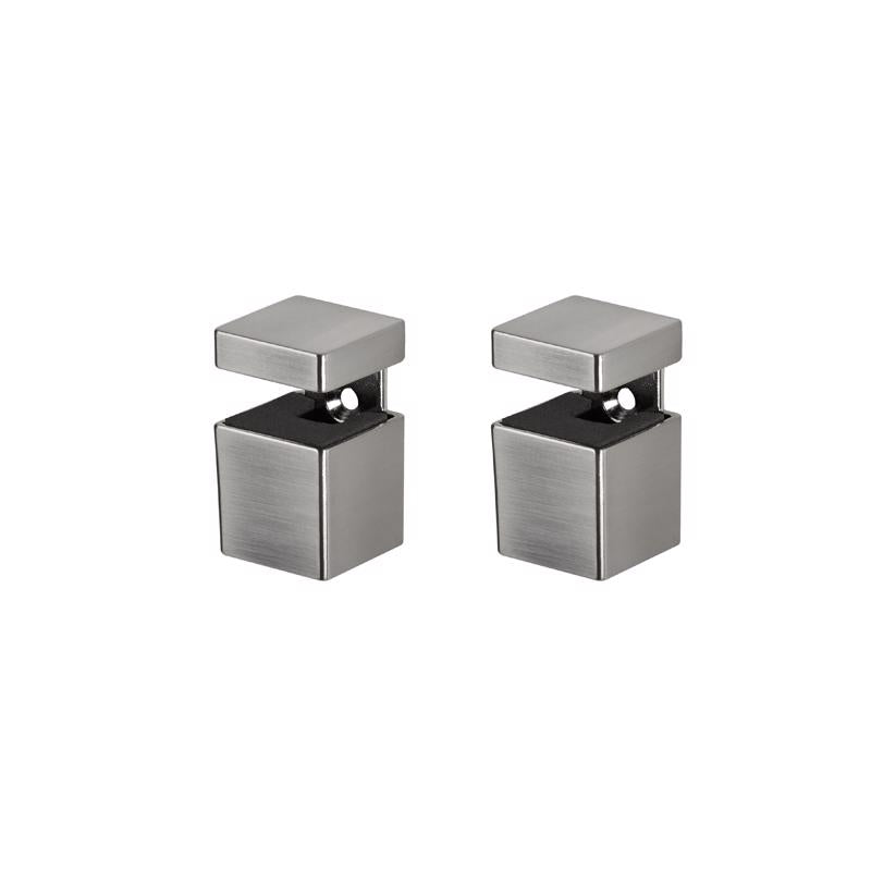 Dolle Bloc 2.5 in. H X 1.3 in. W X 1.3 in. D Silver Metal Shelf Clips (Pack of 5)