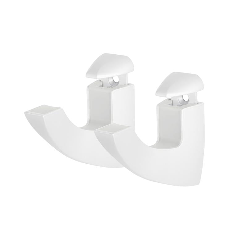 Dolle Scoop Maxi 4.9 in. H X 1.4 in. W X 4.1 in. D White Metal Shelf Clips (Pack of 5)
