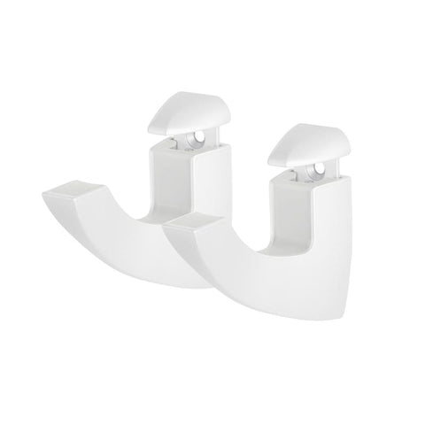 Dolle Scoop Maxi 4.9 in. H X 1.4 in. W X 4.1 in. D White Metal Shelf Clips (Pack of 5)