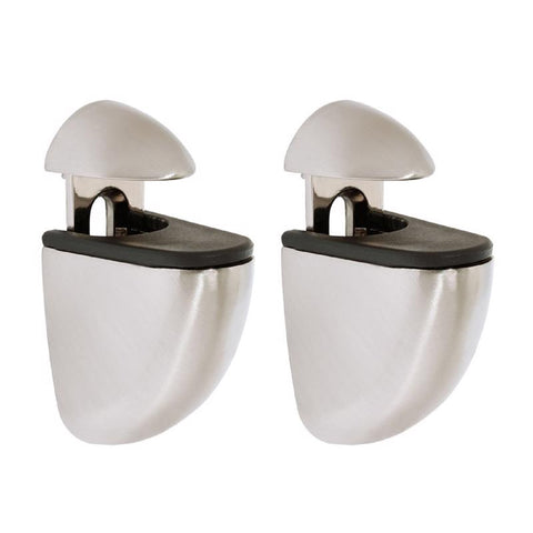 Dolle Jam 3 in. H X 1 in. W X 1.6 in. D Silver Metal Shelf Clips (Pack of 5)