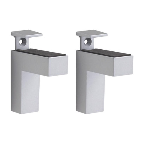 Dolle Eliot 4.4 in. H X 0.9 in. W X 2.6 in. D Silver Metal Shelf Clips (Pack of 7)