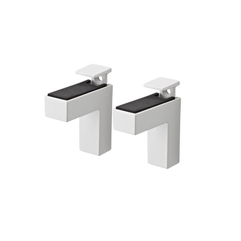 Dolle Eliot 4.4 in. H X 0.9 in. W X 2.6 in. D White Metal Shelf Clips (Pack of 7)