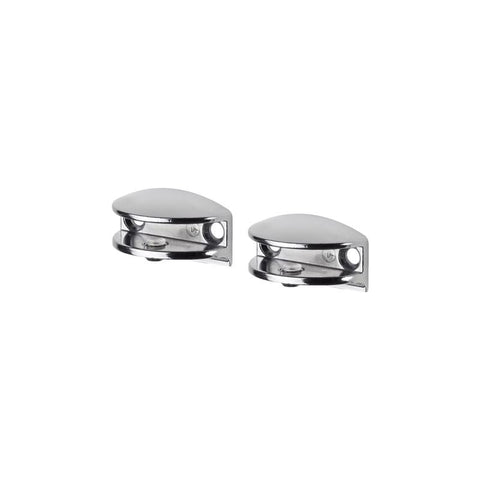 Dolle Flic 1.6 in. H X 1.6 in. W X 0.8 in. D Silver Metal Shelf Clips (Pack of 8)