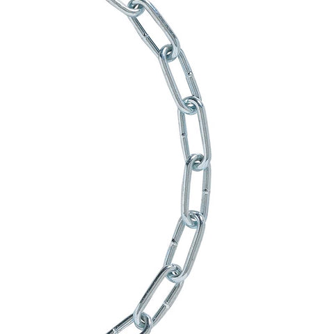 Koch Industries 2/0 in. Straight Link Steel Coil Chain 0.189 in. D X 20 ft. L