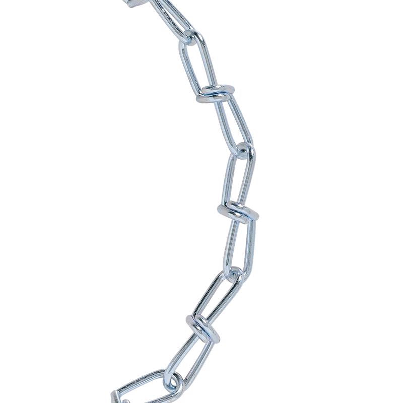Koch Industries 2/0 in. Double Loop Carbon Steel Chain 0.189 in. D X 20 ft. L