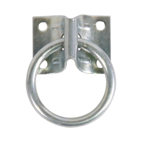 Koch Industries Large Zinc-Plated Silver Steel 2 in. L Hitching Ring 1 pk