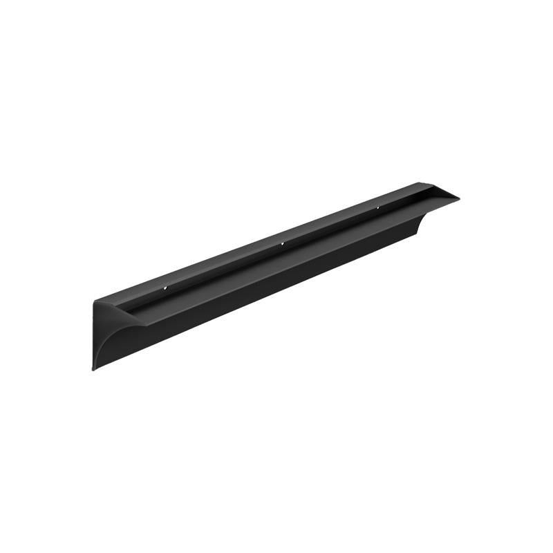 Dolle Rail 1.9 in. H X 23.6 in. W X 1.6 in. D Black Aluminum Shelf Bracket (Pack of 6)
