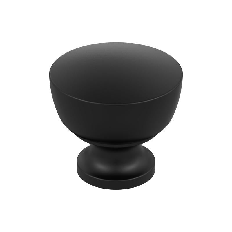 Amerock Everyday Basics Chalice Round Cabinet Knob 1-1/4 in. D 1-1/8 in. Matte 1 pk