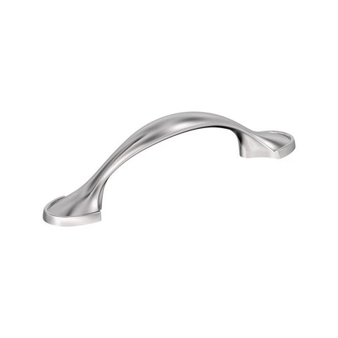 Amerock Everyday Basics Traditional Arch Cabinet Pull 3 in. Polished Chrome Silver 1 pk