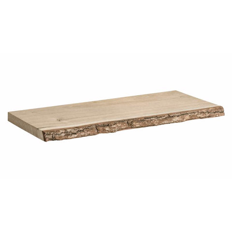 Dolle Lite Nature 0.98 in. H X 23.6 in. W X 7.9 in. D Brown Wood Shelf Board (Pack of 2)