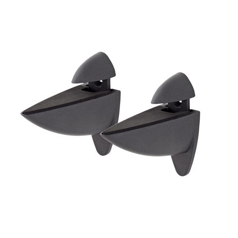 Dolle Ara 4.5 in. H X 1.8 in. W X 4.1 in. D Black Metal Shelf Clips (Pack of 4)