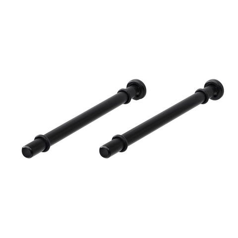 Dolle Atlas 0.9 in. H X 0.5 in. W X 7.9 in. D Black Steel Shelf Bracket (Pack of 8)