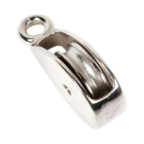 Koch Industries 3/4 in. D Nickel Aluminum Rigid Eye Single Sheave Rigid Eye Pulley (Pack of 10)