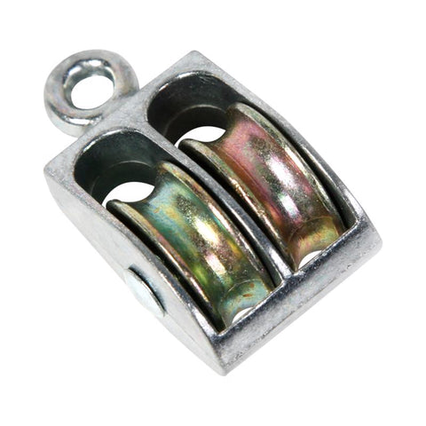 Koch Industries 1 in. D Nickel Steel Rigid Eye Double Sheave Rigid Eye Pulley (Pack of 10)