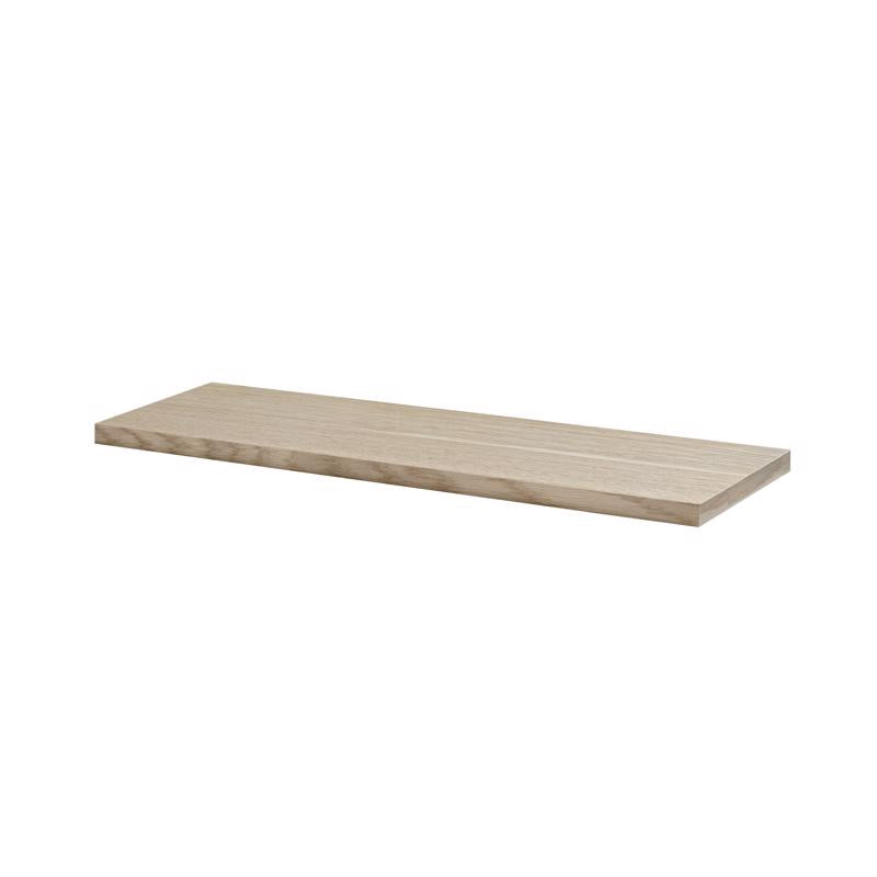Dolle Lite Feelwood 0.79 in. H X 23.6 in. W X 7.9 in. D Oak Particle Board Decorative Wall Shelf (Pack of 2)