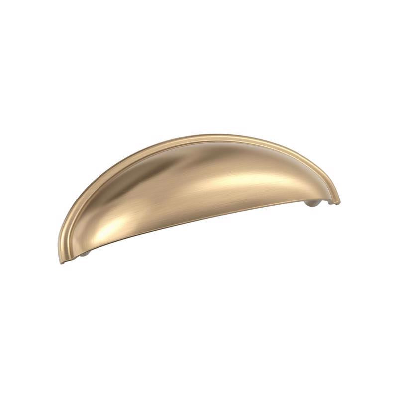 Amerock Transitional Cup Cabinet Cup Pull 3 in. Champagne Bronze Gold 1 pk