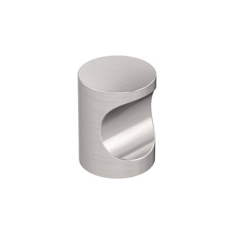 Amerock Whistle Contemporary  Round Cabinet Knob 11/16 in. D 0.93 in. Satin Nickel 1 pk