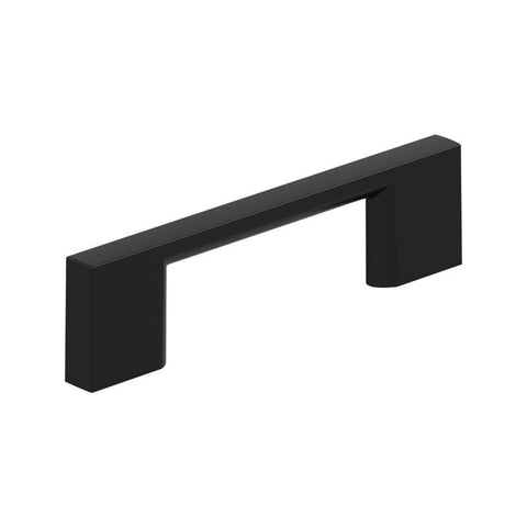 Amerock Cityscape Contemporary Bar Cabinet Pull 3 in. Matte Black Black 1 pk