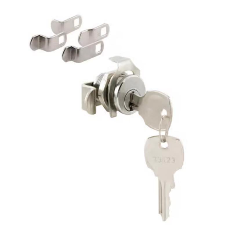ATC Chrome Plated Steel Counter Clockwise Mailbox Lock 2 (Pack of 6)
