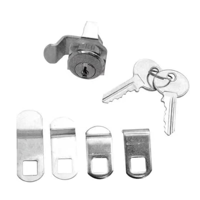 ATC Nickel Steel Counter Clockwise Mailbox Lock 2 (Pack of 6)