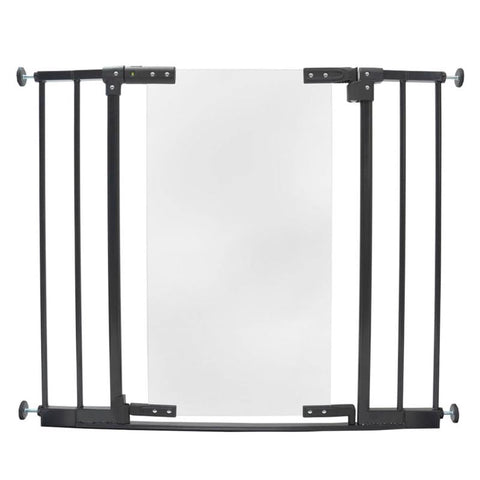 North States Graphite Metal/Acrylic Expandable Baby Gate 1 pk