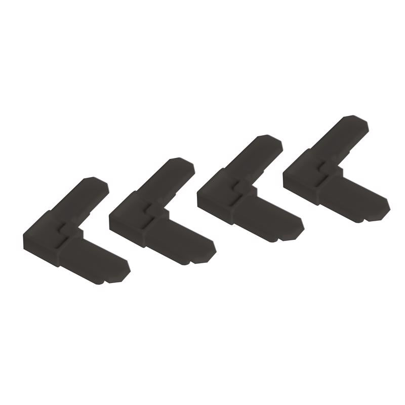 M-D Building Products Bronze Plastic Frame Corners 3/8 in. H 100 pk