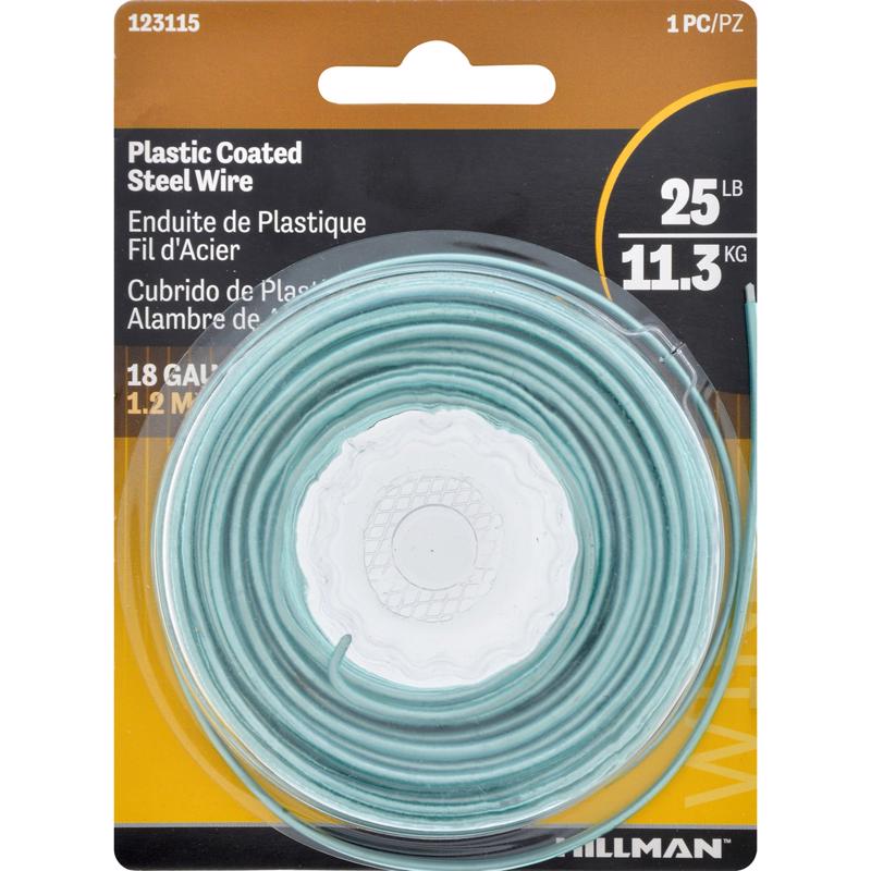 HILLMAN 50 ft. L Plastic 18 Ga. Hobby Wire (Pack of 6)