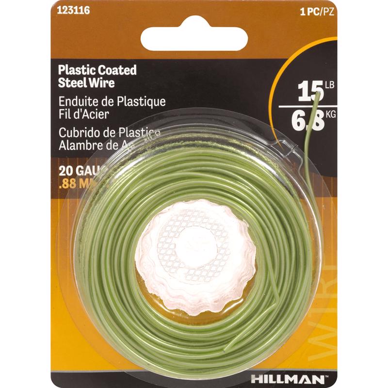 Hillman 75 ft. L Plastic 20 Ga. Hobby Wire (Pack of 6)