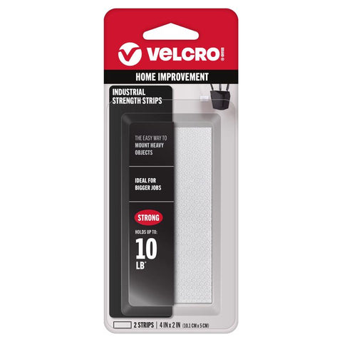 VELCRO Brand Industrial Strength Small Nylon Hook and Loop Fastener 4 in. L 2 pk (Pack of 6)