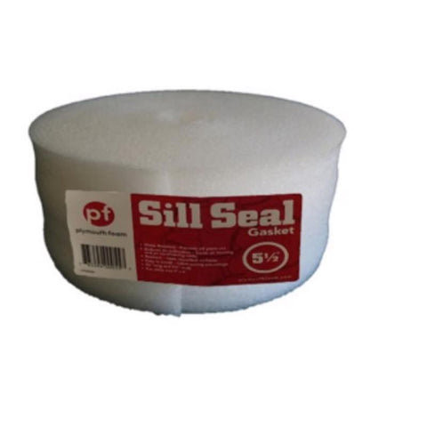 Plymouth Foam 5.5 in. W X 50 ft. L X 0.25 in. Radiant Barrier Sill Seal Gasket Roll 22.92 sq ft