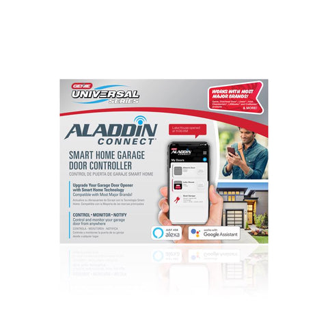 Kit de conexión Genie Aladdin Control remoto universal de 3 puertas para dispositivos inteligentes