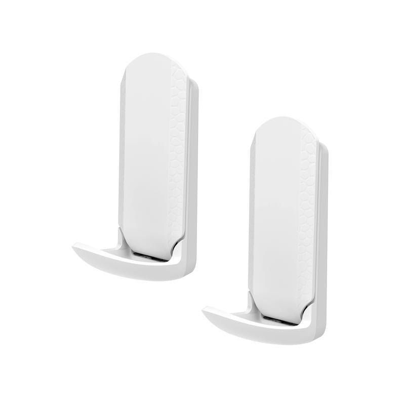 Gator Magnetics MINI White Metal/Steel Magnetic Hooks 15 lb. cap. 2 pk (Pack of 6)