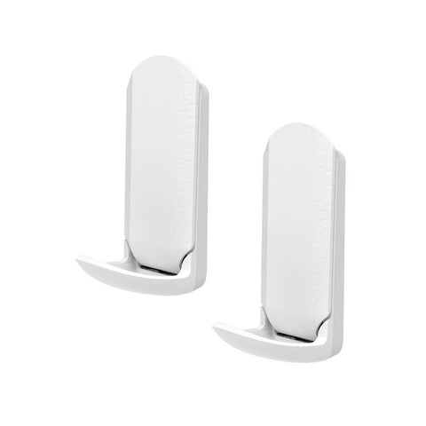 Gator Magnetics MINI White Metal/Steel Magnetic Hooks 15 lb. cap. 2 pk (Pack of 6)