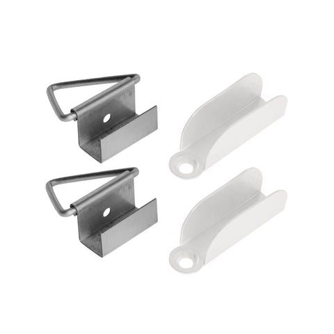 M-D Building Products Aluminum 3/8 in. W X 1-1/2 in. L Screen Top Hanger 1 pk (Pack of 10)