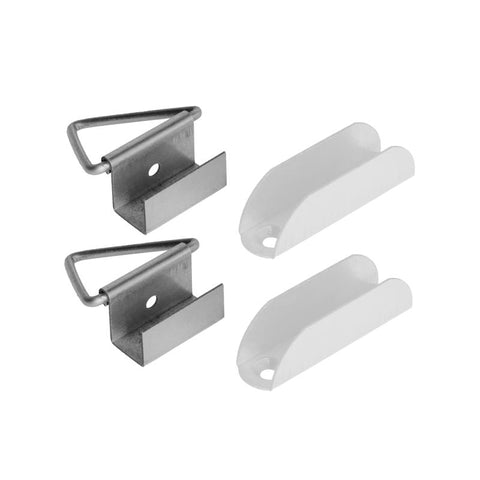 M-D Building Products Aluminum 7/16 in. W X 1-1/2 in. L Screen Top Hanger 2 pk (Pack of 10)
