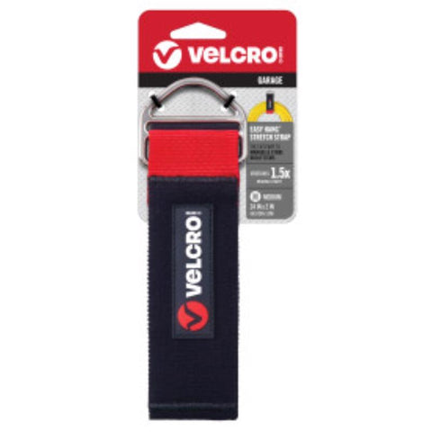 VELCRO Brand Easy Hang Stretch 24 in. L Nylon/Steel/Hook and Loop Enclosure Medium Storage Strap 1 p (Pack of 6)