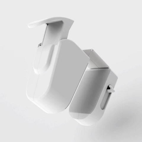 SnapPower HugLock White ABS/TPR Door Lock 1 pk (Pack of 4)