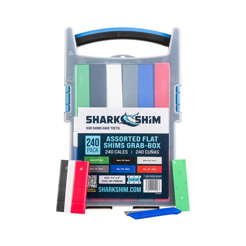 Shark Shim Broadfix 1.1 in. W X 3.9 in. L Hard Plastic Shim 240 pk
