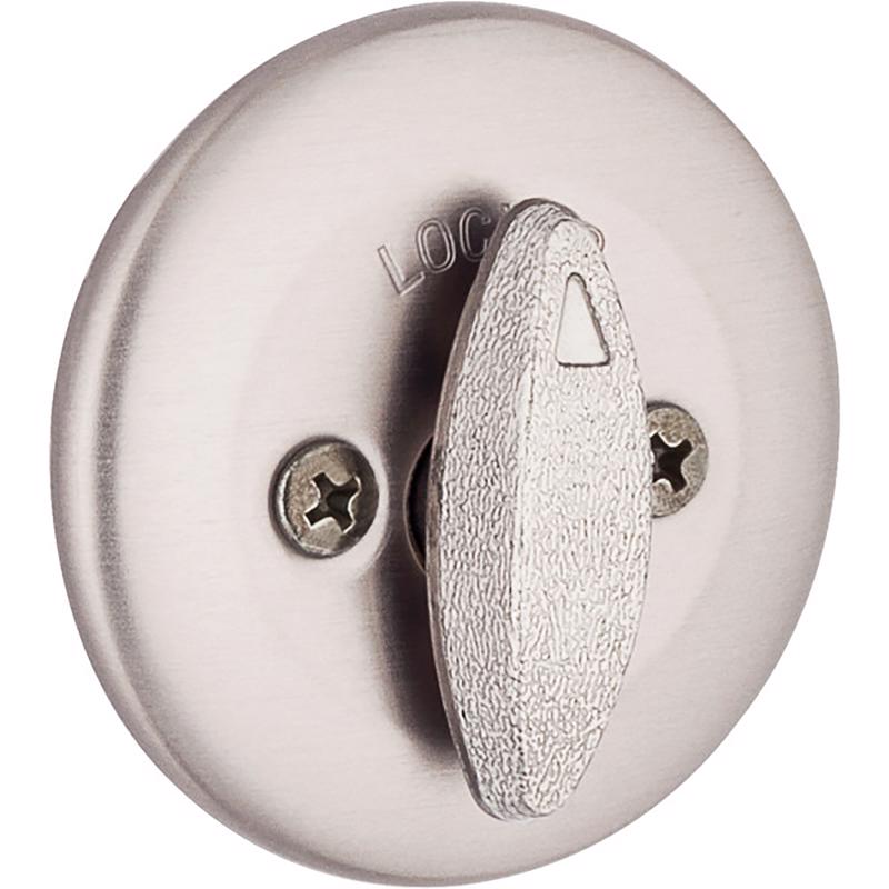 Kwikset Henley Satin Nickel Metal Single Sided Deadbolt