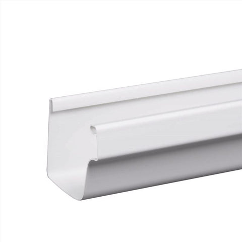 Amerimax 3.38 in. H X 4.4 in. W X 48 in. L White Vinyl K Gutter (Pack of 8)