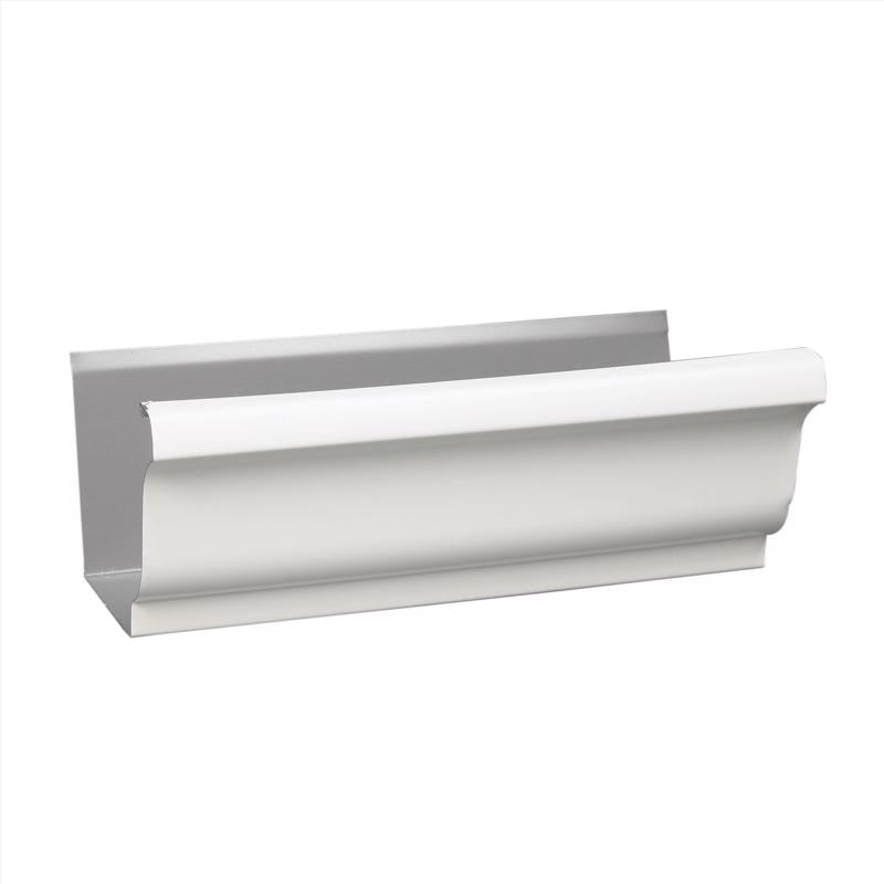 Amerimax 3.5 in. H X 5 in. W X 48 in. L White Aluminum K Box Gutter (Pack of 10)